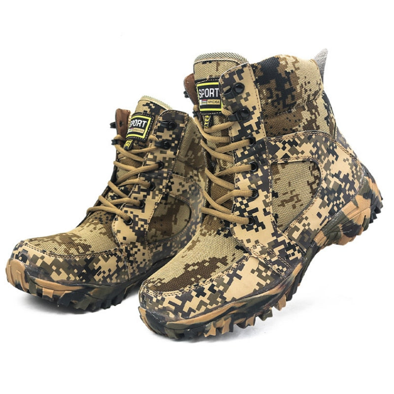 Camouflage army chaussure
